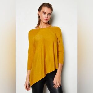 Asymmetrical Mustard Sweater - EUC